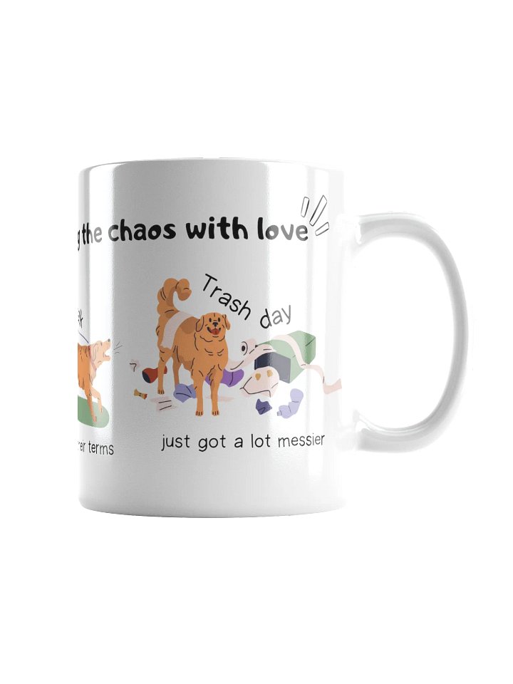 Dog Dad Chaos Ceramic Mug product image (2)