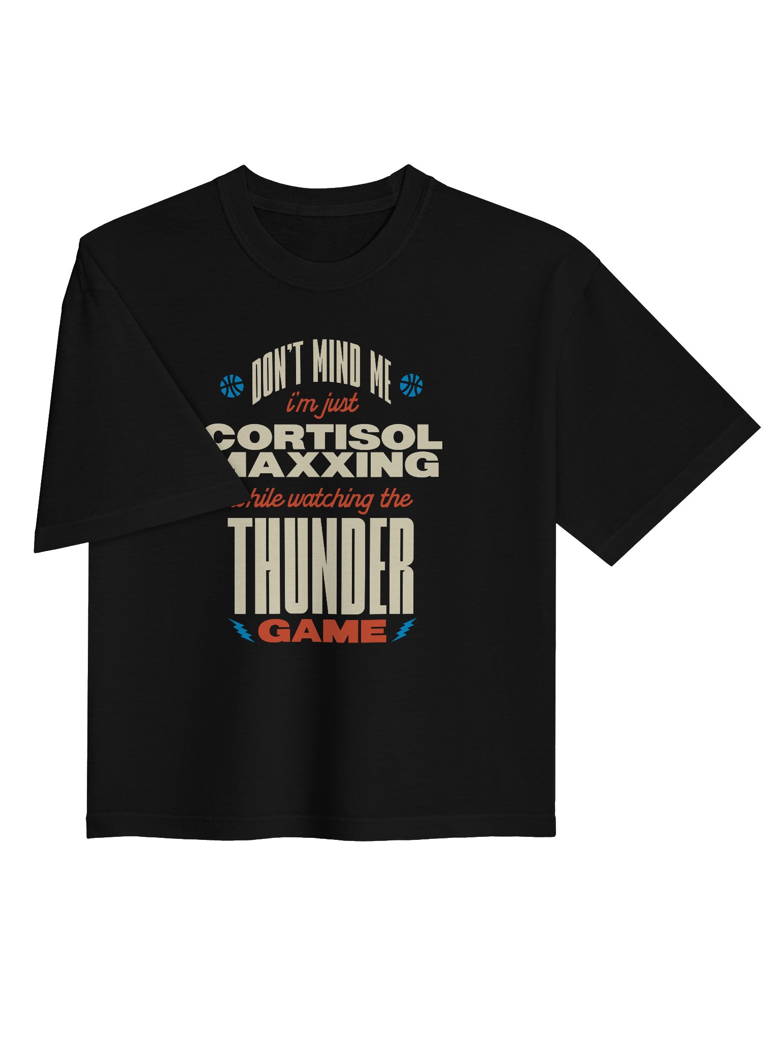 Cortisol Maxxing Thunder Women's Boxy T-Shirt product image (5)