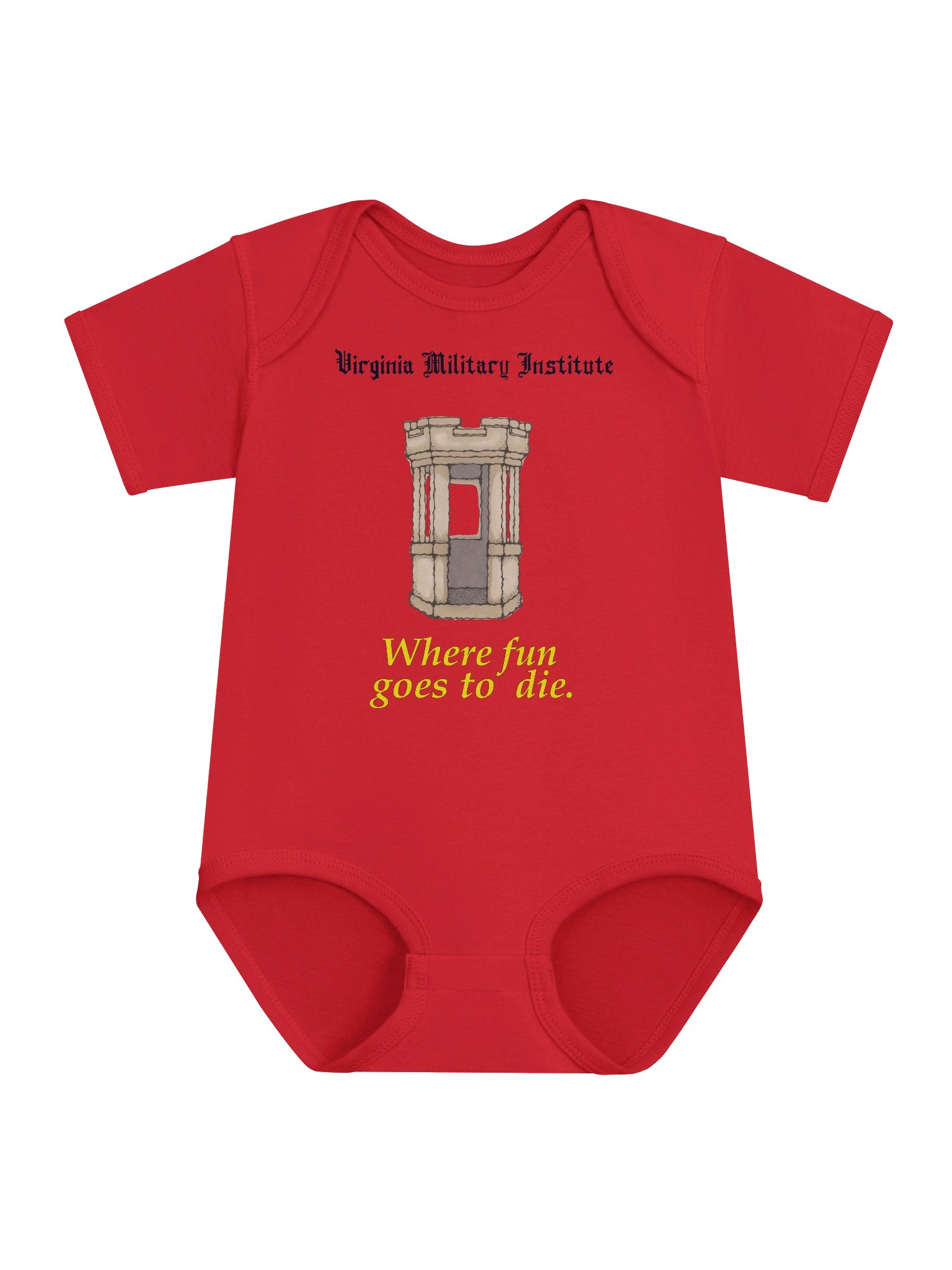 Fun Goes to Die Baby Jersey Bodysuit product image (1)