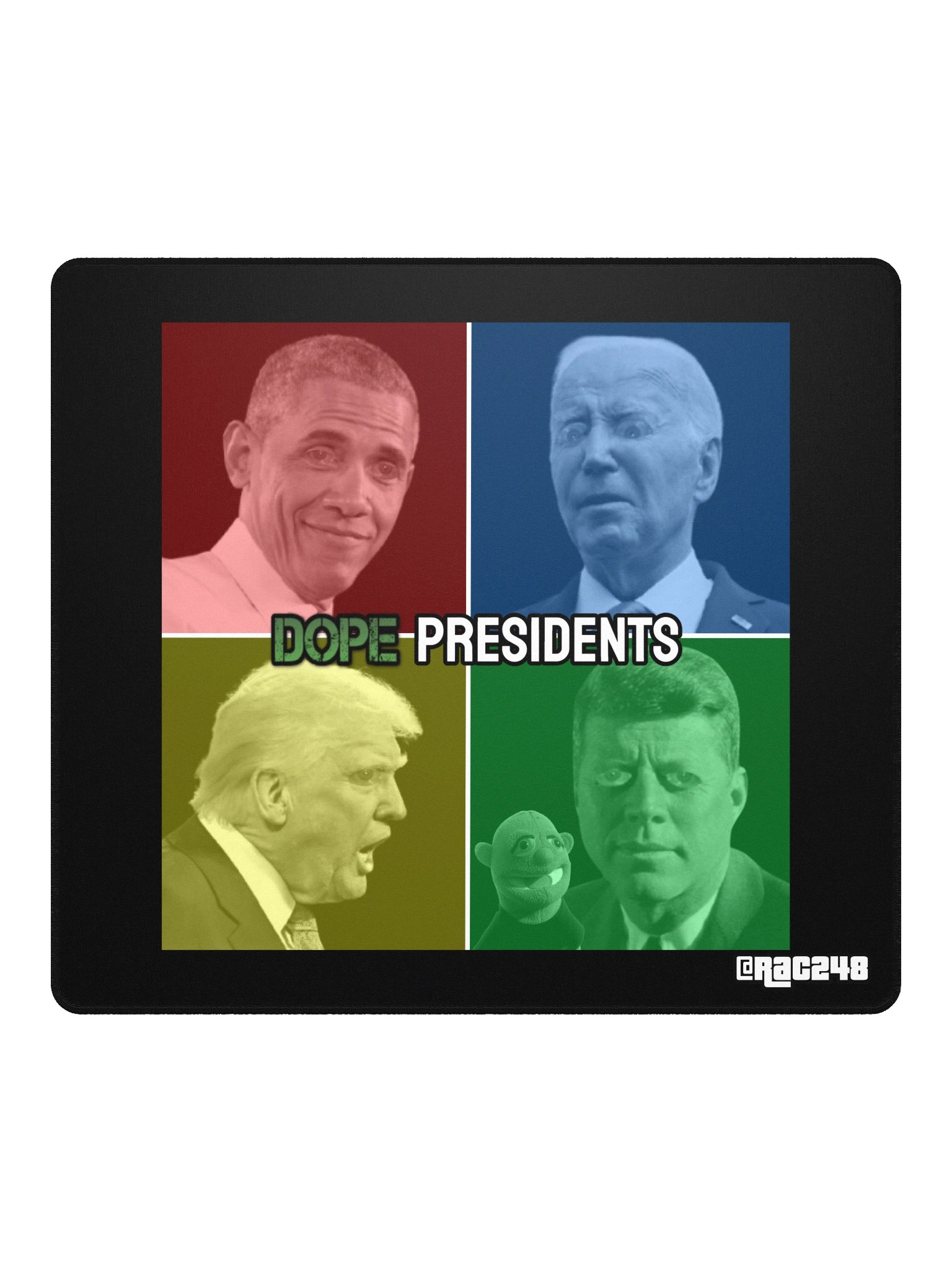 Dope Presidents Gaming Mouse Pad product image (1)