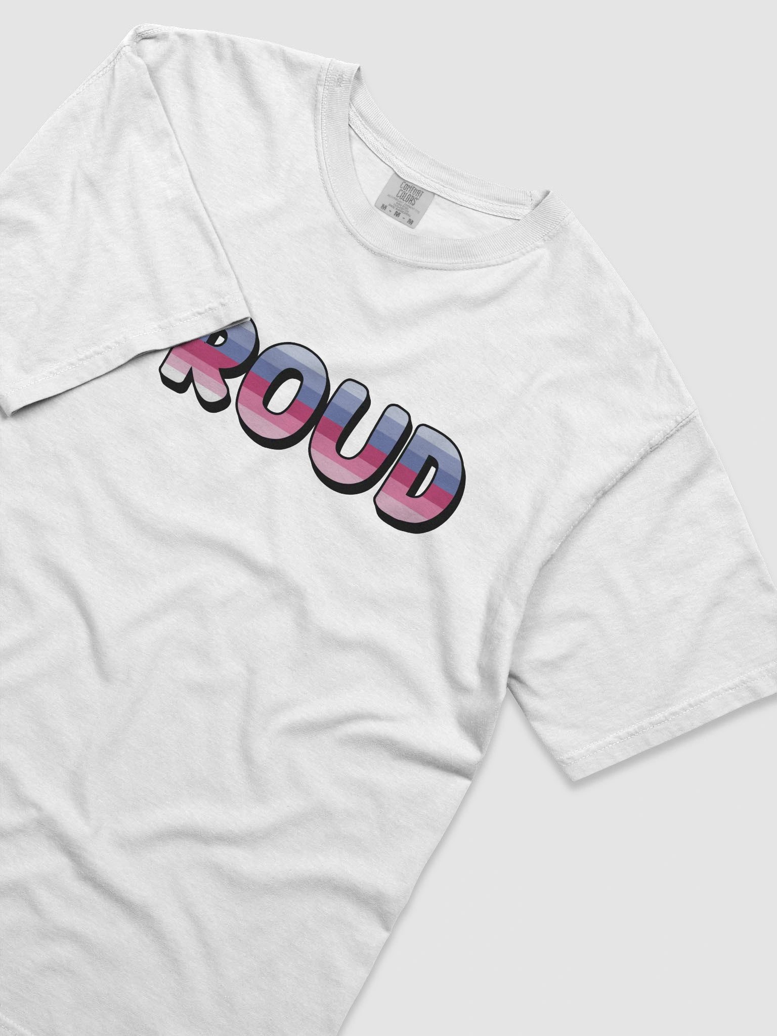 The 'PROUD ABDL' T-Shirt - White product image (3)