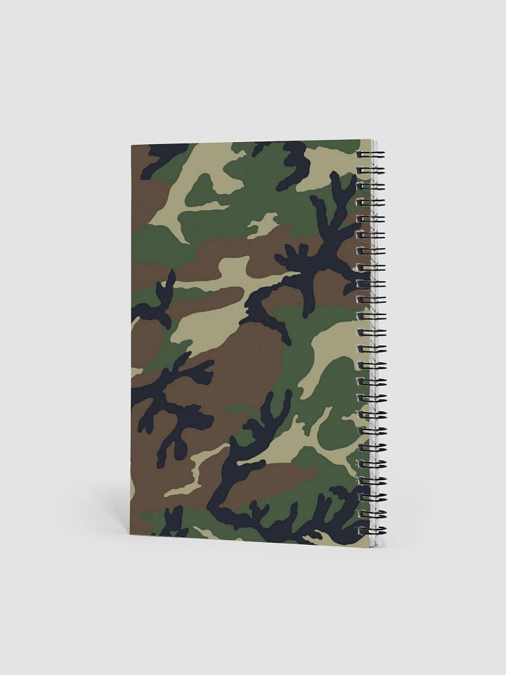 "CIF" Camouflage Chronicles Spiral Notebook product image (1)