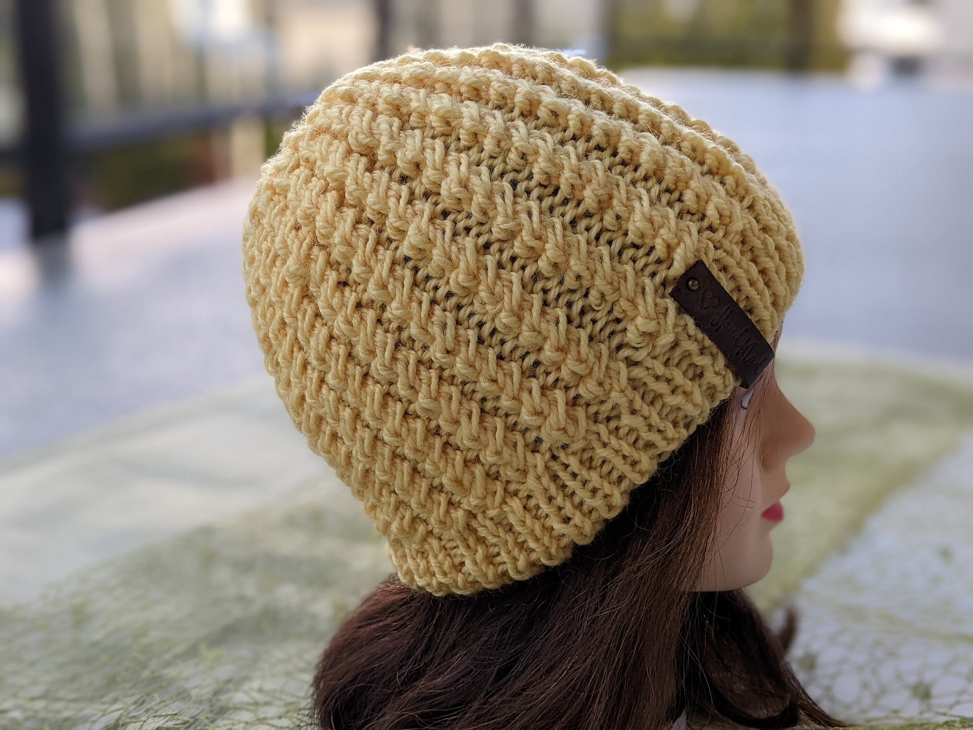 Flat Knit Classic Beanie Pattern product image (6)