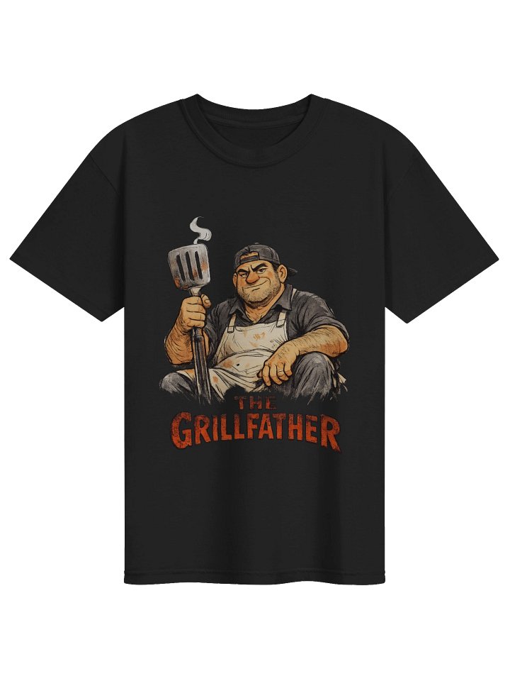 The Grillfather — BBQ Dad Boss Tee product image (6)