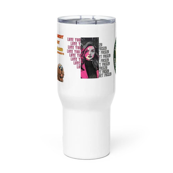 GROUP - TRAVEL MUG- LOVE YOU, GET FUCKED product image (2)
