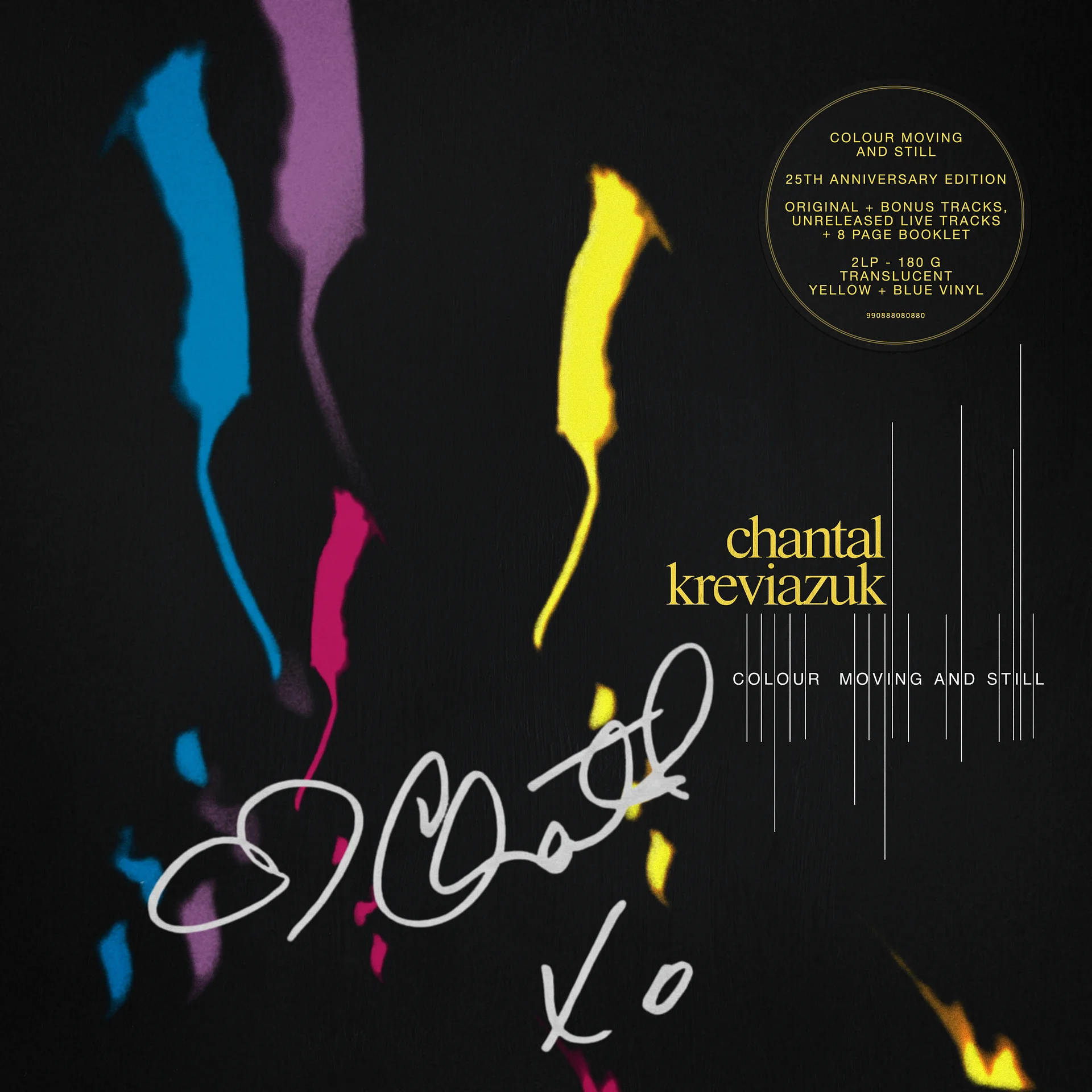 AUTOGRAPHED COLOUR MOVING AND STILL DELUXE EDITION DOUBLE LP product image (2)