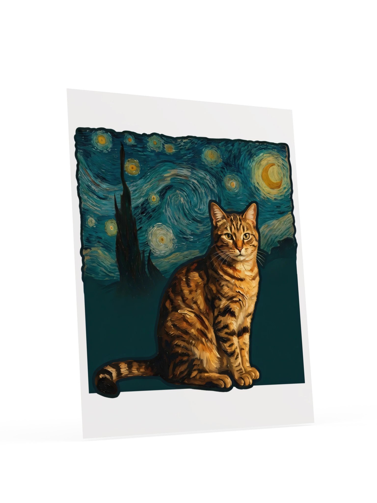 Starry Night Tabby Poster product image (18)