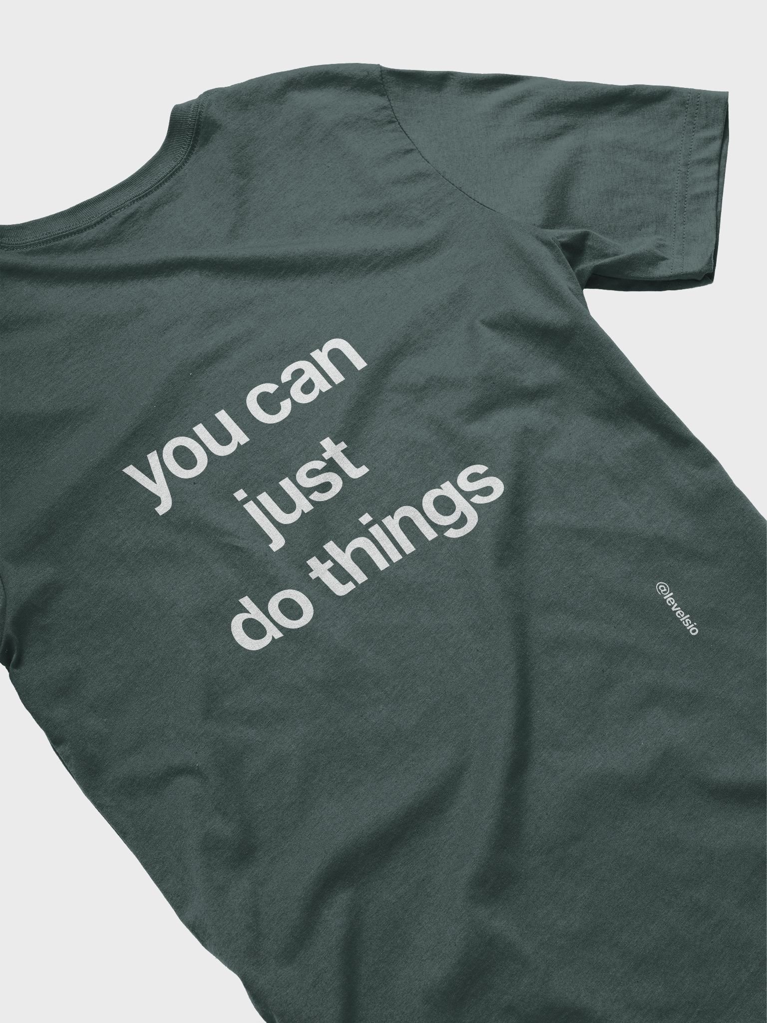 you can just do things t-shirt - 100% cotton product image (2)
