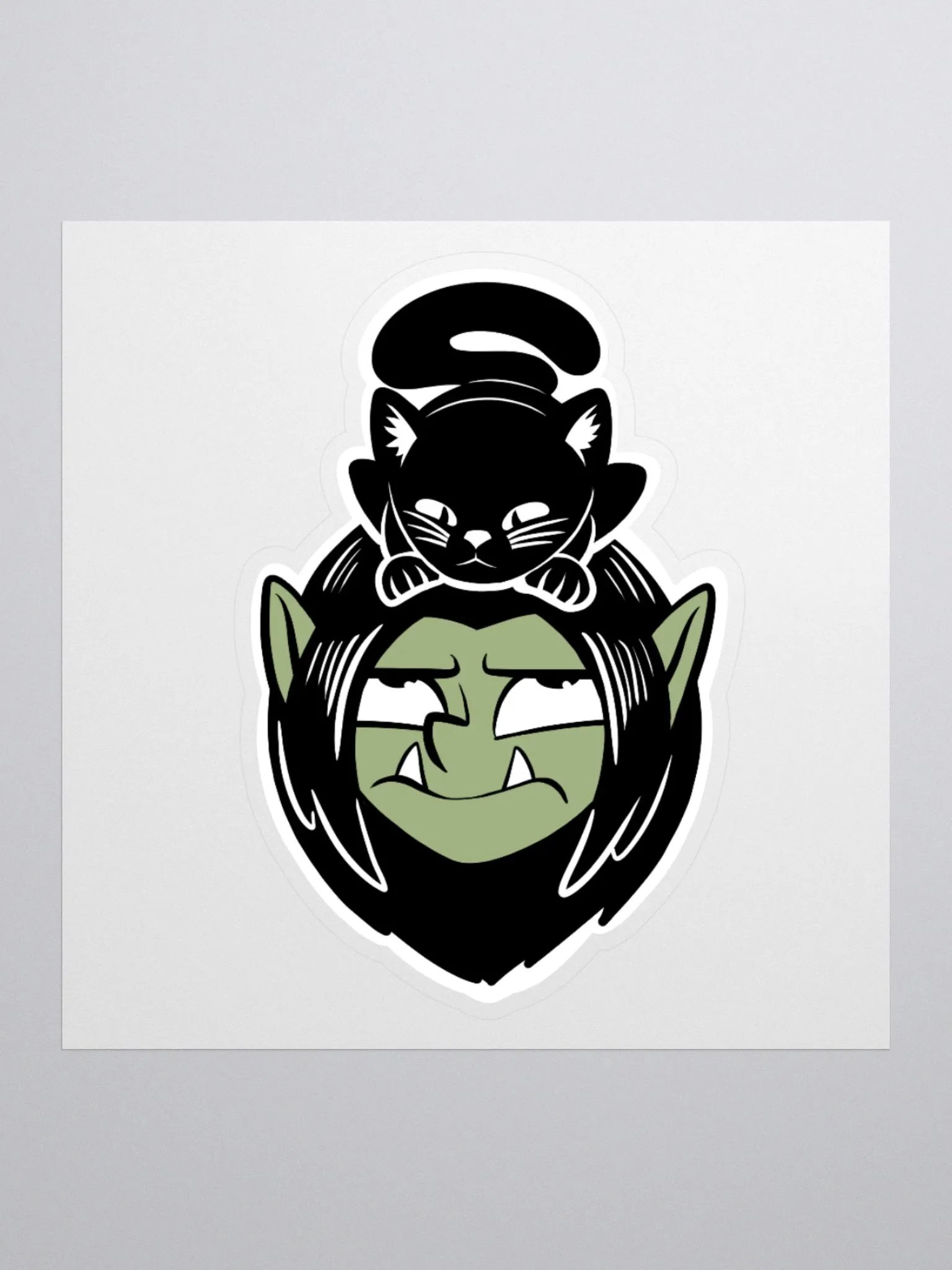 Drafli and Cat Sticker product image (1)