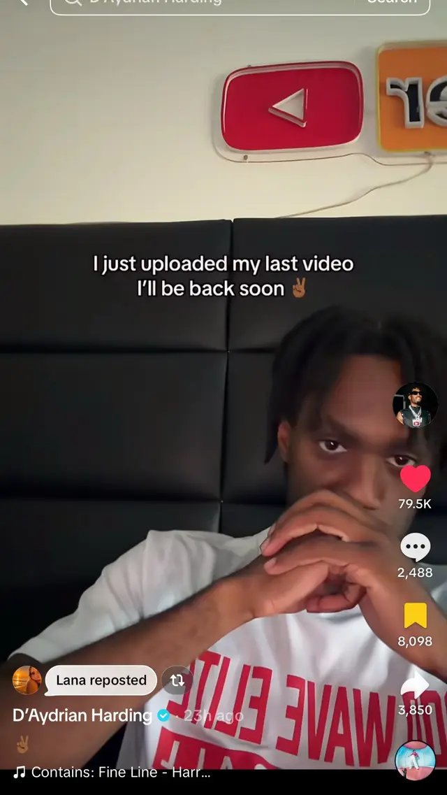 No more weekly videos from my boy DH what am I gonna do now #DH #Harding #staysober #seeyousoon