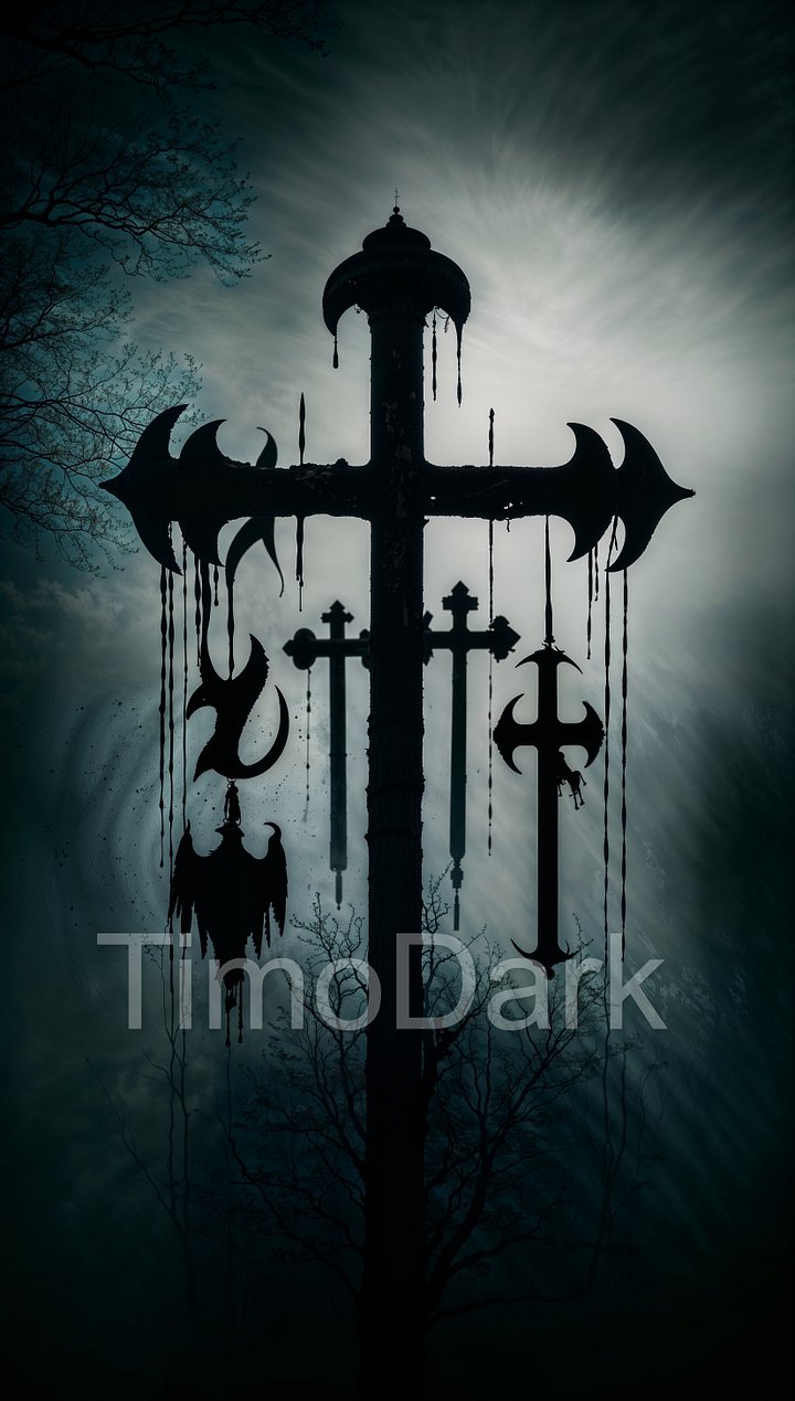 Symbolic Cross Phone Wallpaper product image (1)