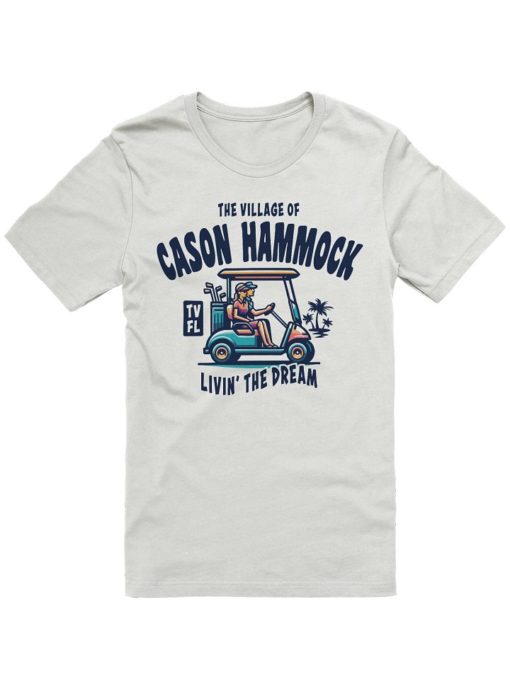 The Village of Cason Hammock TV FL Golf Cart Design T-Shirt product image (9)