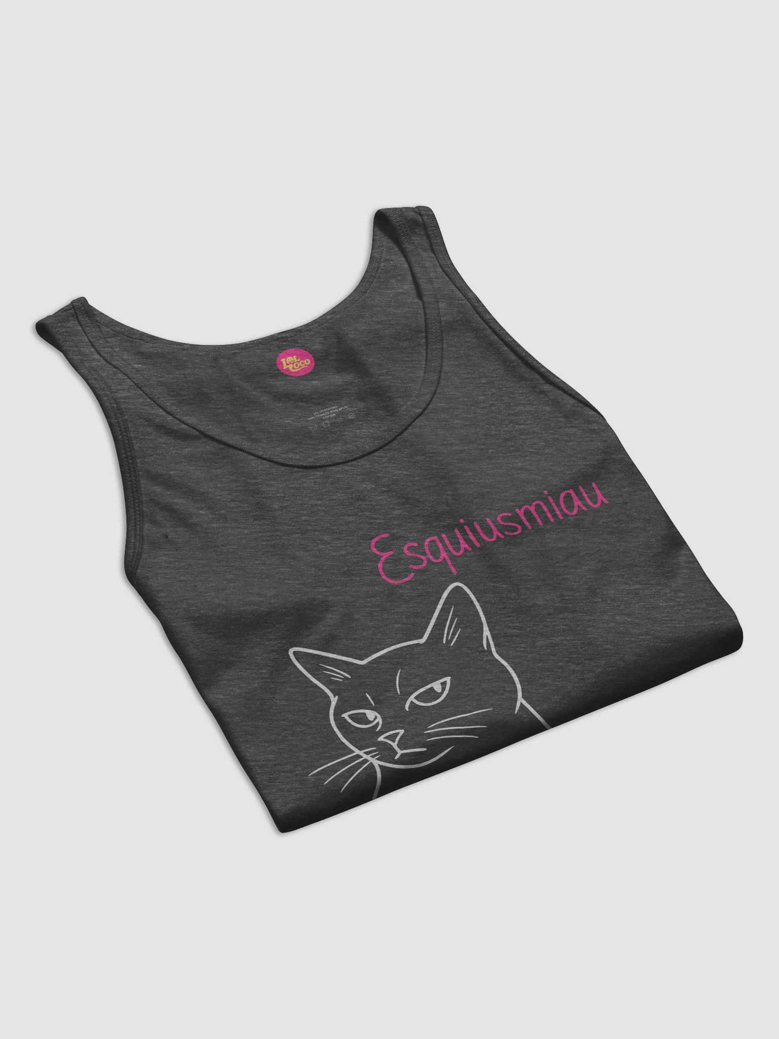 "Esquiusmiau" Tank (Dark) product image (9)