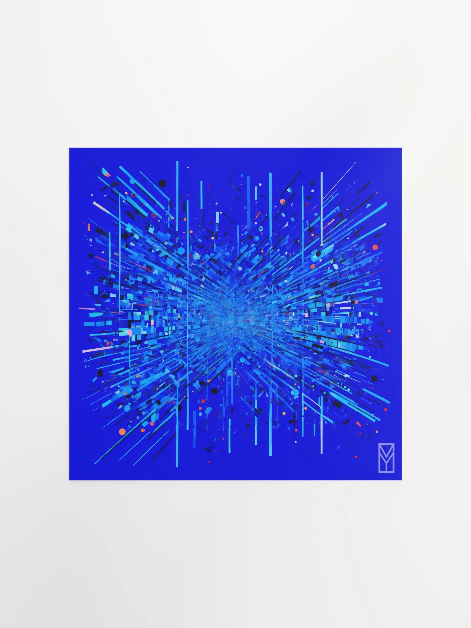 Poster Global Blue Screen: Abstract Interpretation product image (1)