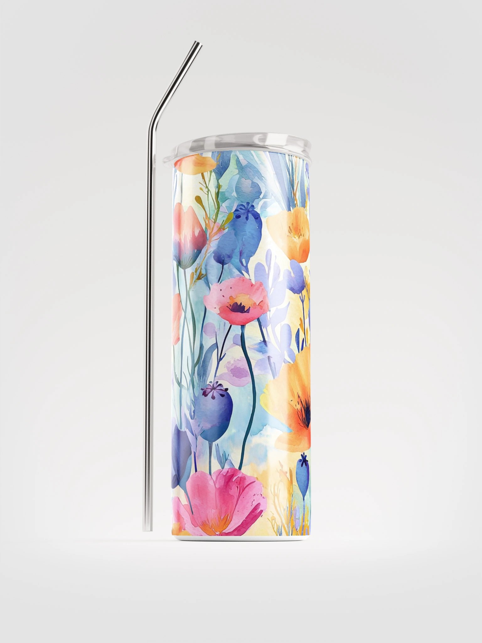 Painted Petals Stainless Steel Tumbler product image (1)