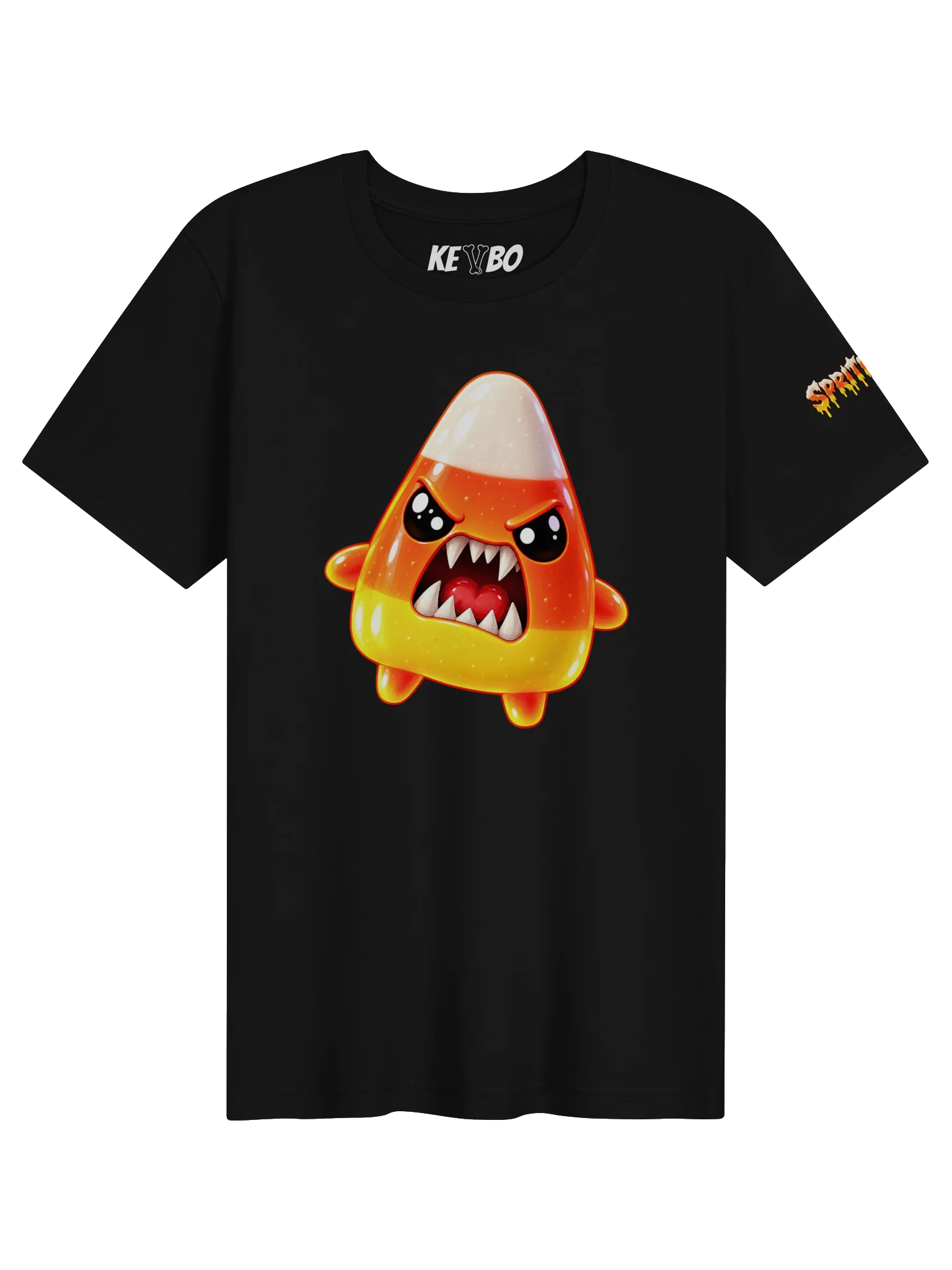SPRITEFEST "Candy Corn Sprite" Black ADULT T-Shirt product image (1)