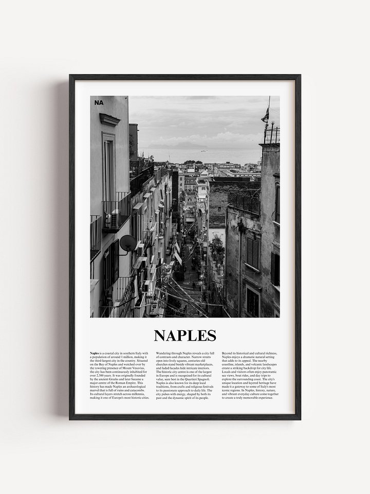 Naples 01 Newspaper Poster product image (5)