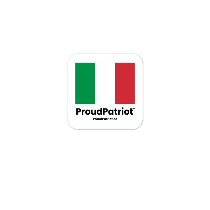 Italy Flag Vinyl Sticker product image (1)