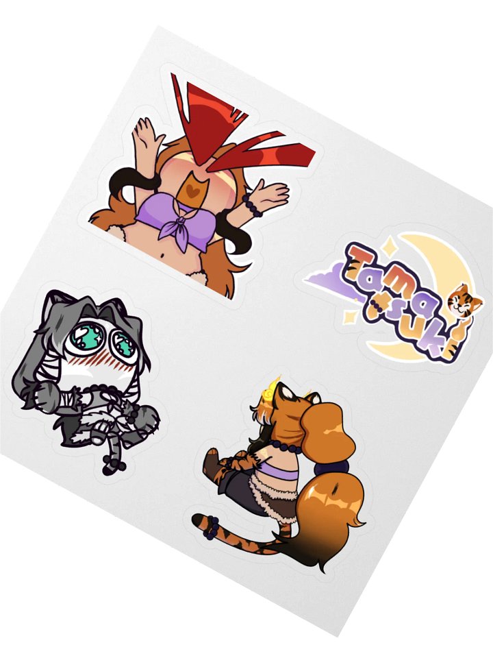 Chibi + Logo Sticker Sheet product image (6)