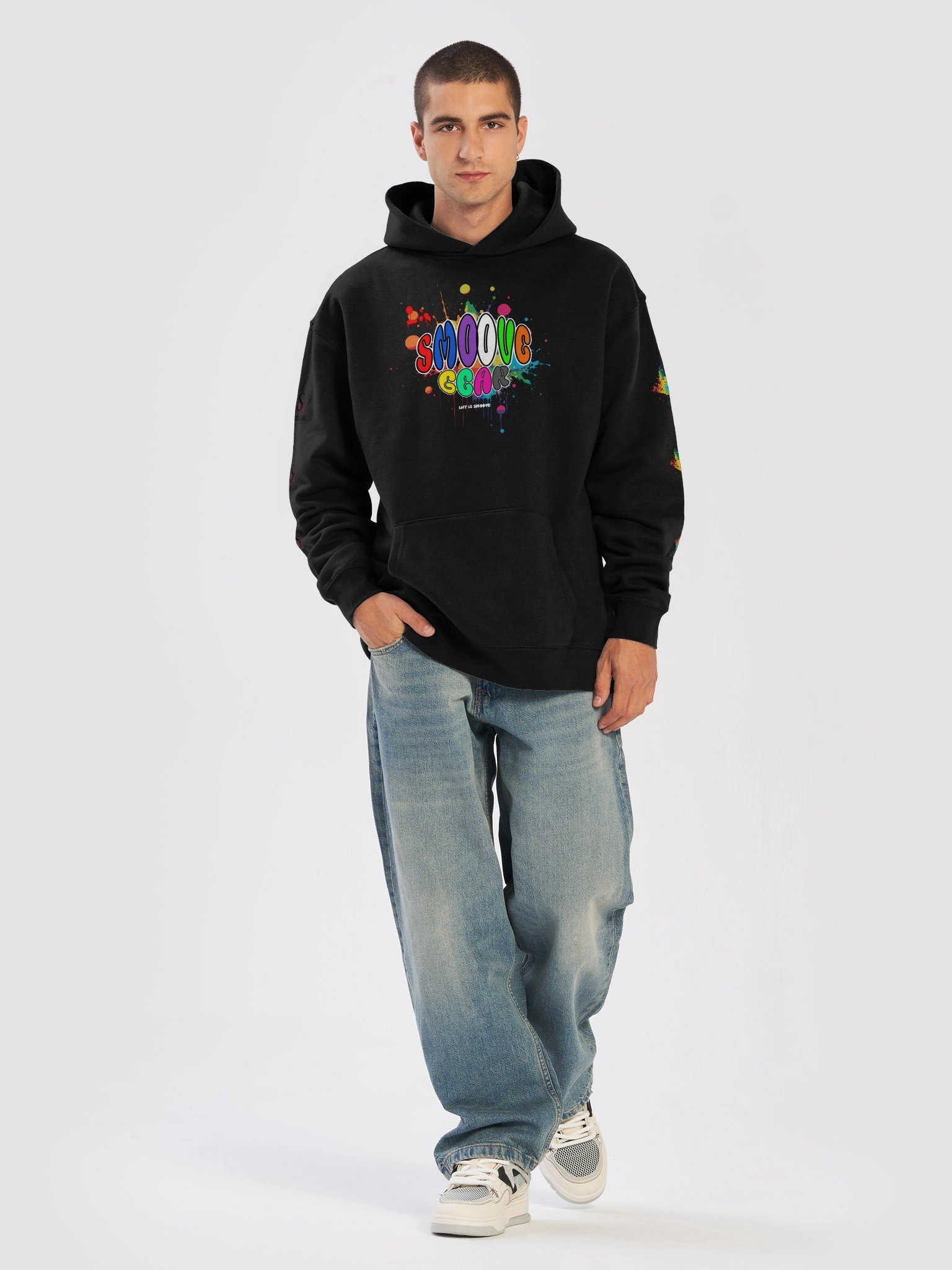 Smoove Gear Graffiti Bubble Logo Hoodie product image (22)