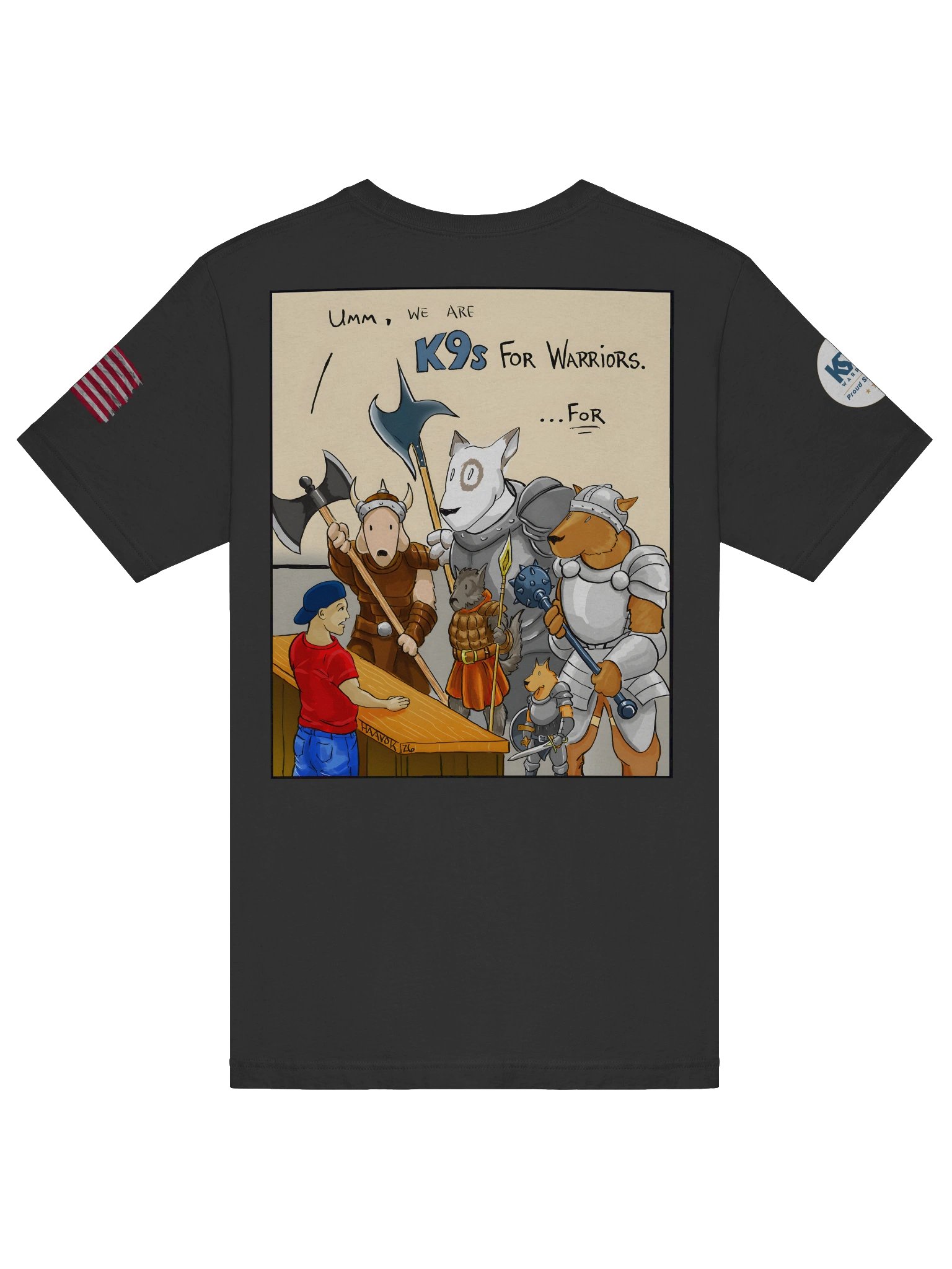 K9s for Warriors Support Shirt Back Image product image (48)