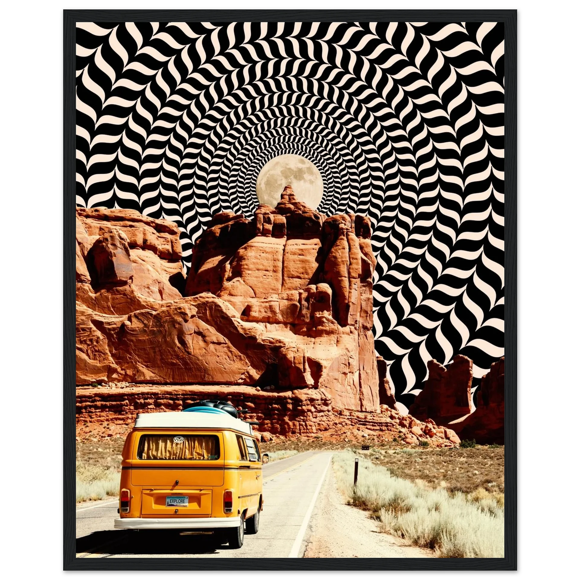Trippy Road Trip Wall Art