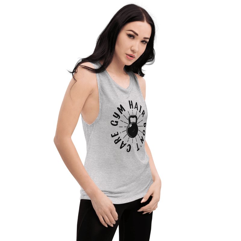 Hair Gym Don't Care - Flowy Muscle Tank product image (3)