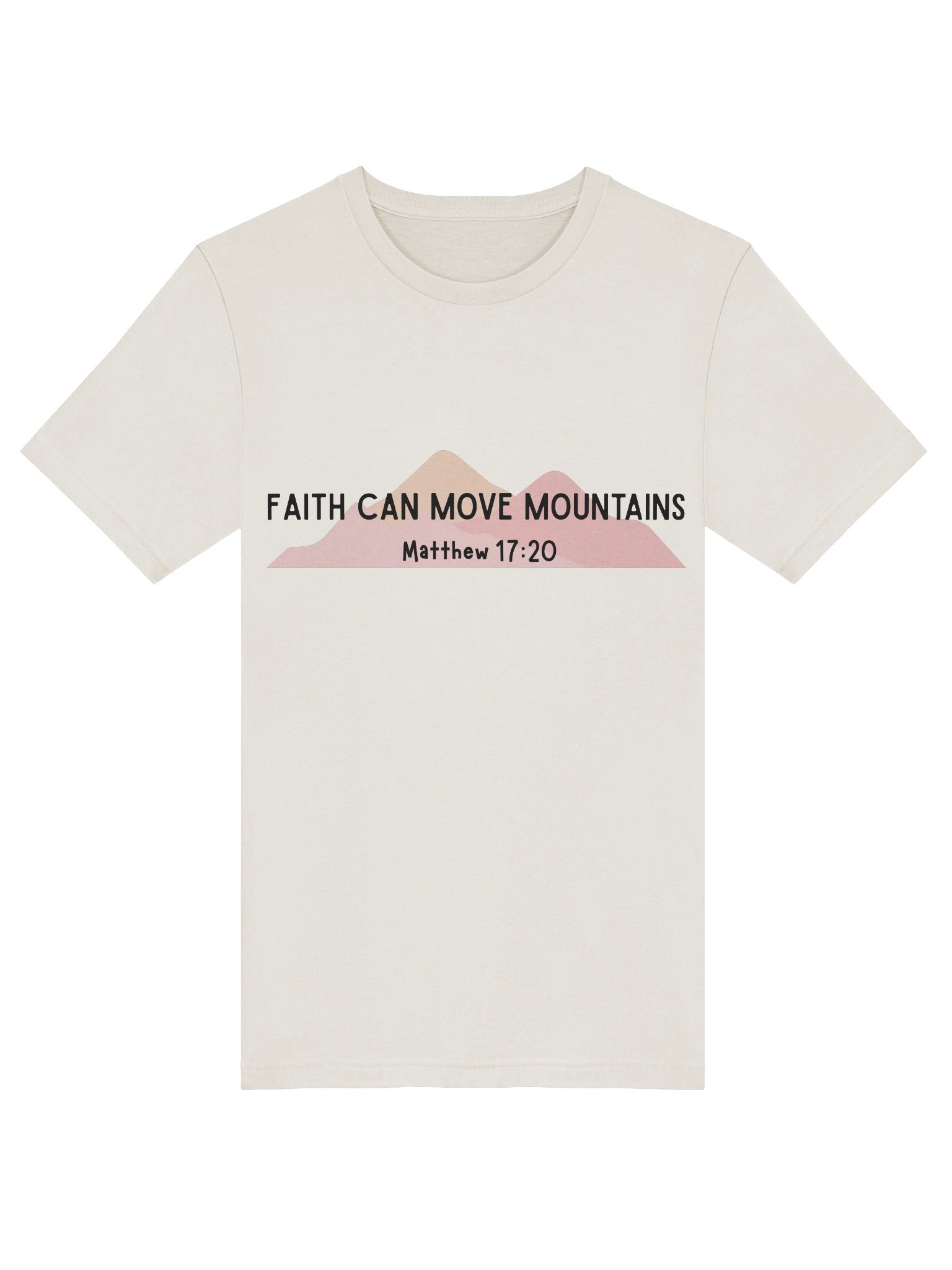 Faith Can Move Mountains adult tee product image (15)