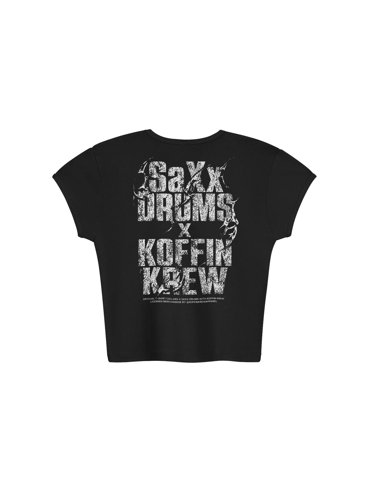 Chrome & Bones Womens Baby Tee Crop Top product image (2)