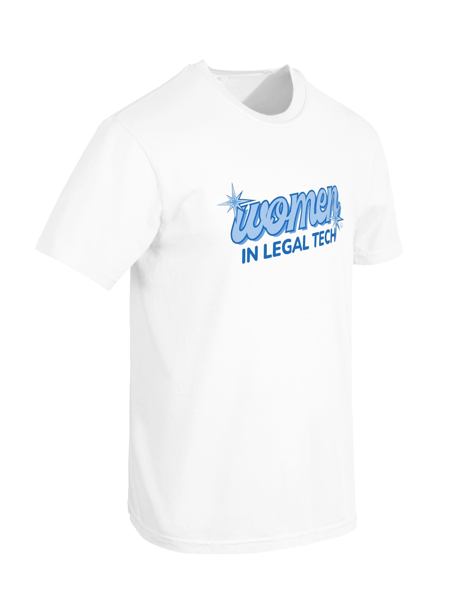 Women in Legal Tech Graphic Tee (Blue Logo) product image (2)