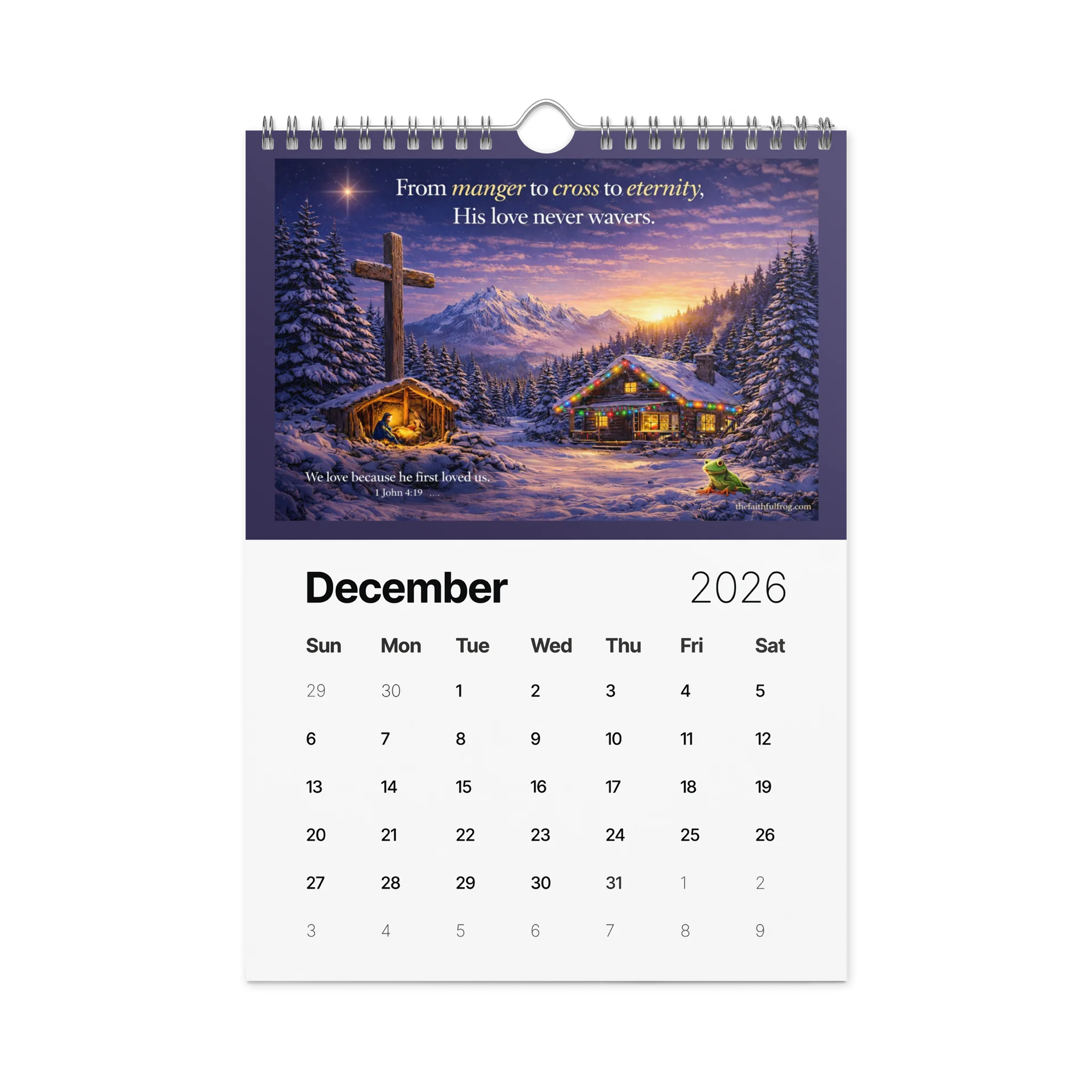 Heaven's Artwork 2026 Wall Calendar product image (4)