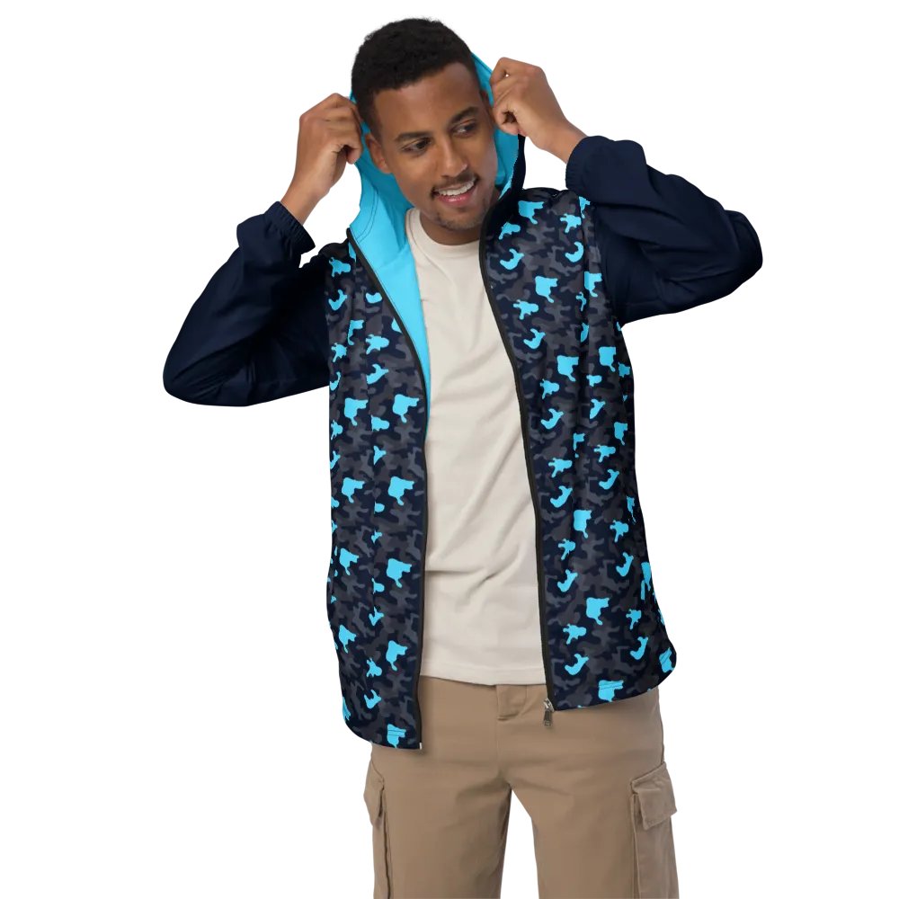 Paw Print Camo Windbreaker product image (2)