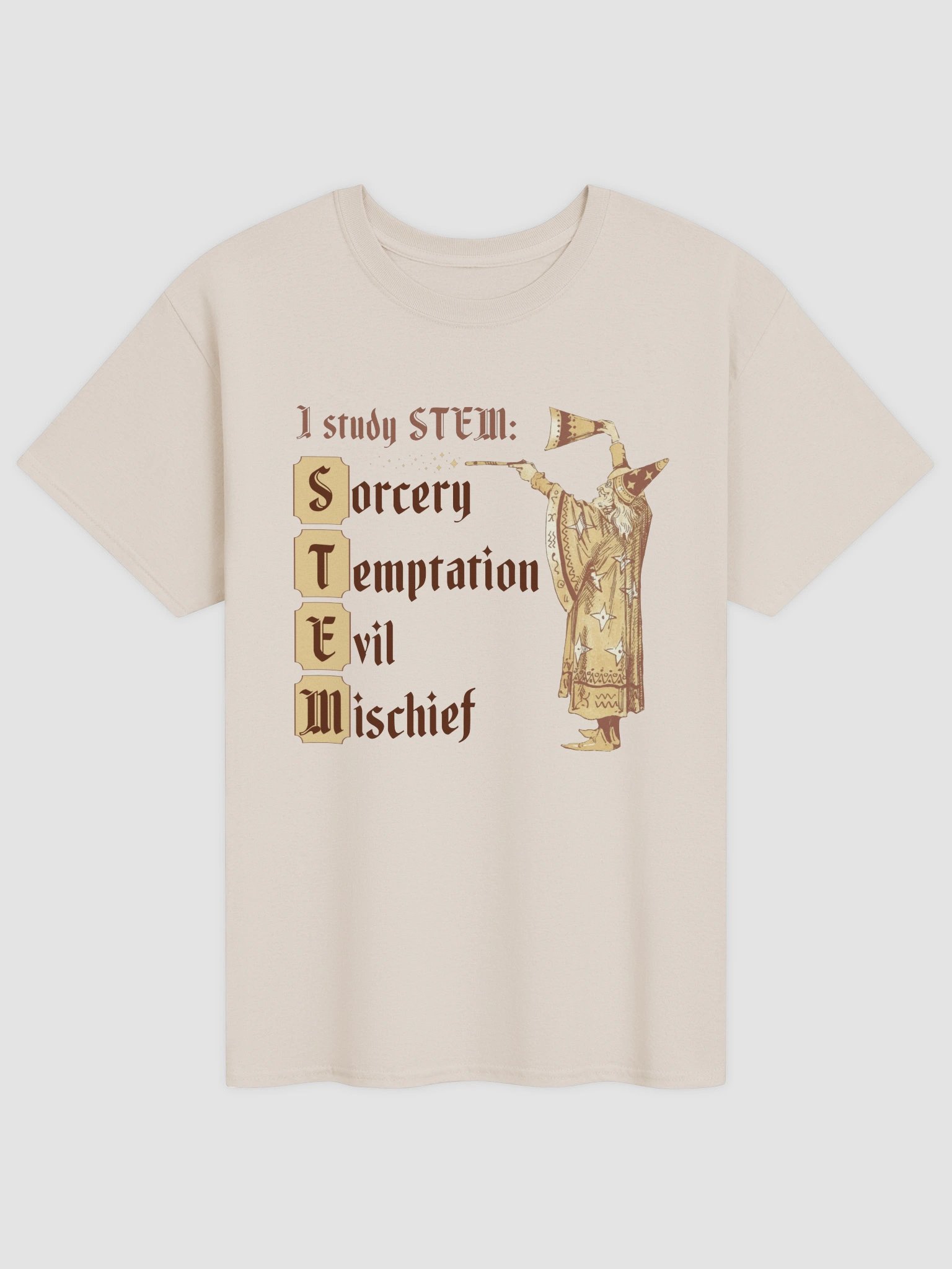 I Study STEM Wizard T-shirt product image (1)