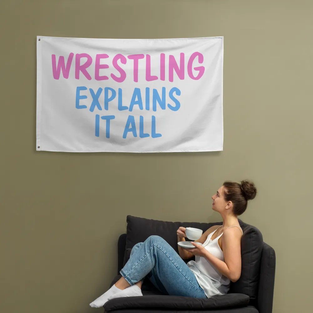Wrestling Explains It All (Flag) product image (12)