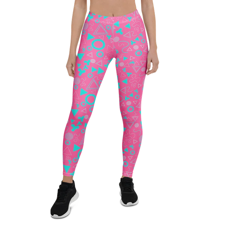 Fashion-Forward Vibrant Geometry Leggings for Daily Wear product image (1)