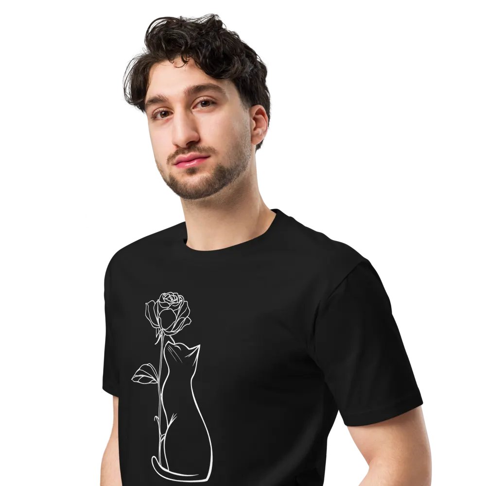 Rose Cat Supreme Comfort Crew Neck T-Shirt product image (4)
