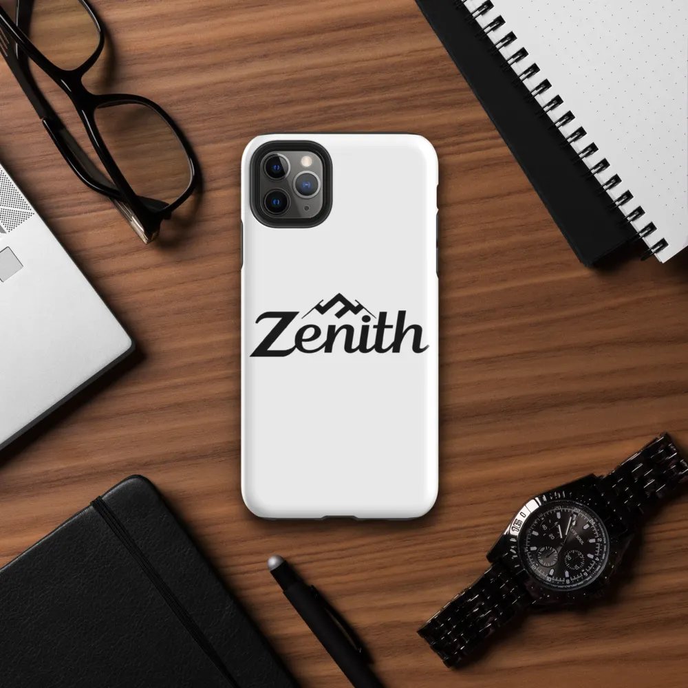Exclusive Zenith Design White Tough Case for iPhone 11-16 - Premium Protection product image (1)