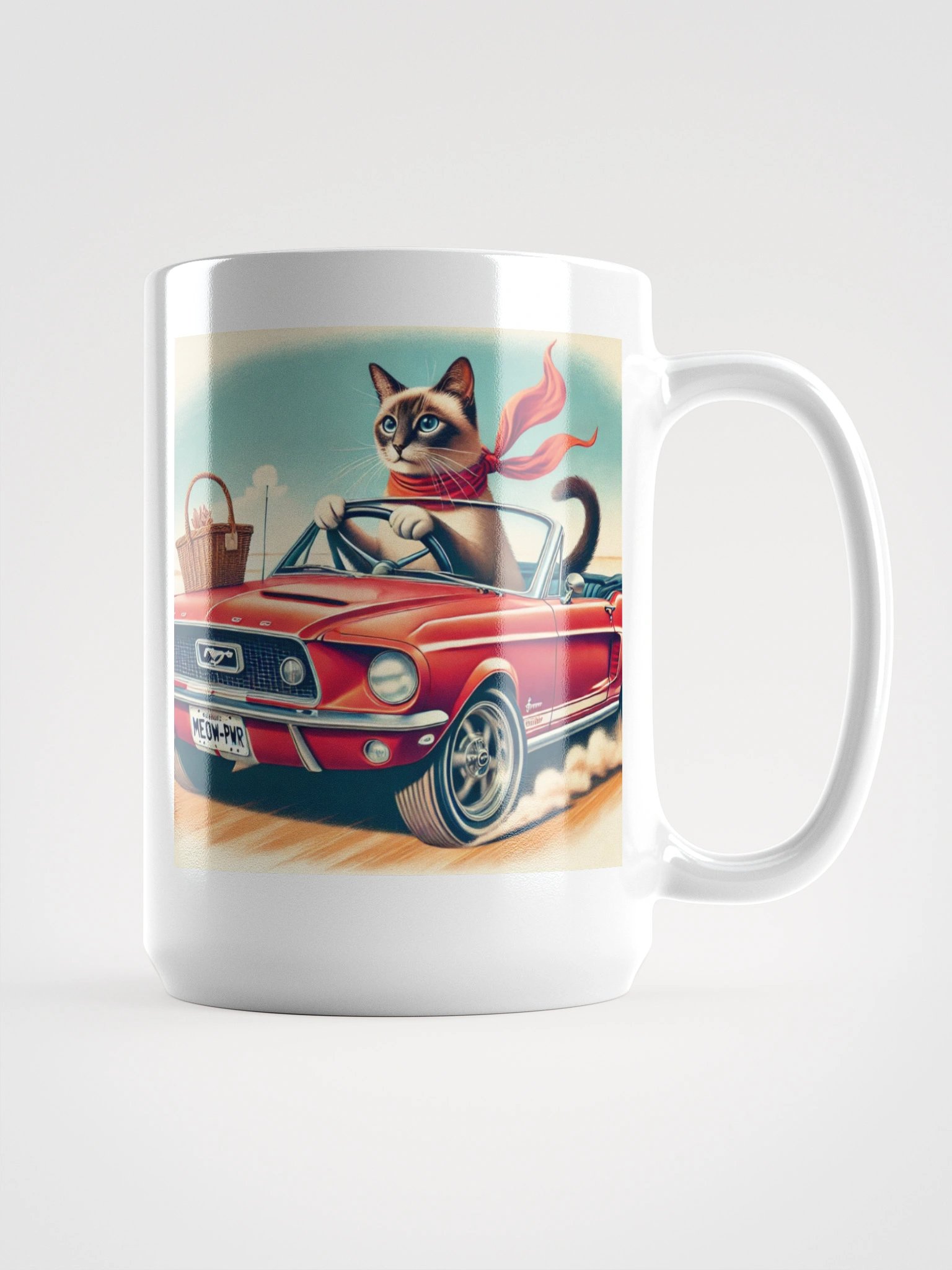 Retro Cat Mug product image (1)