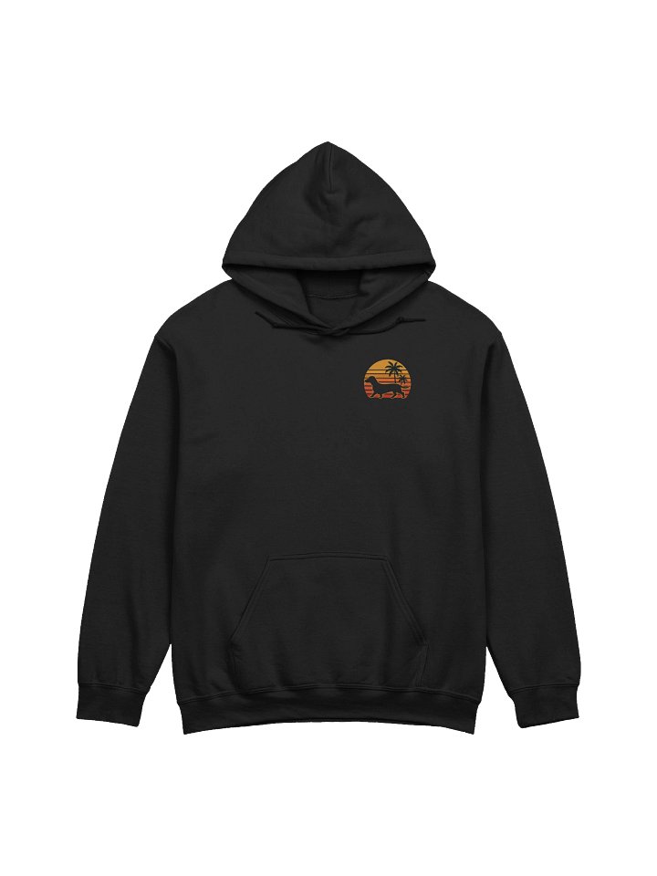 Retro Sunset Wiener Dachshund Hoodie product image (1)