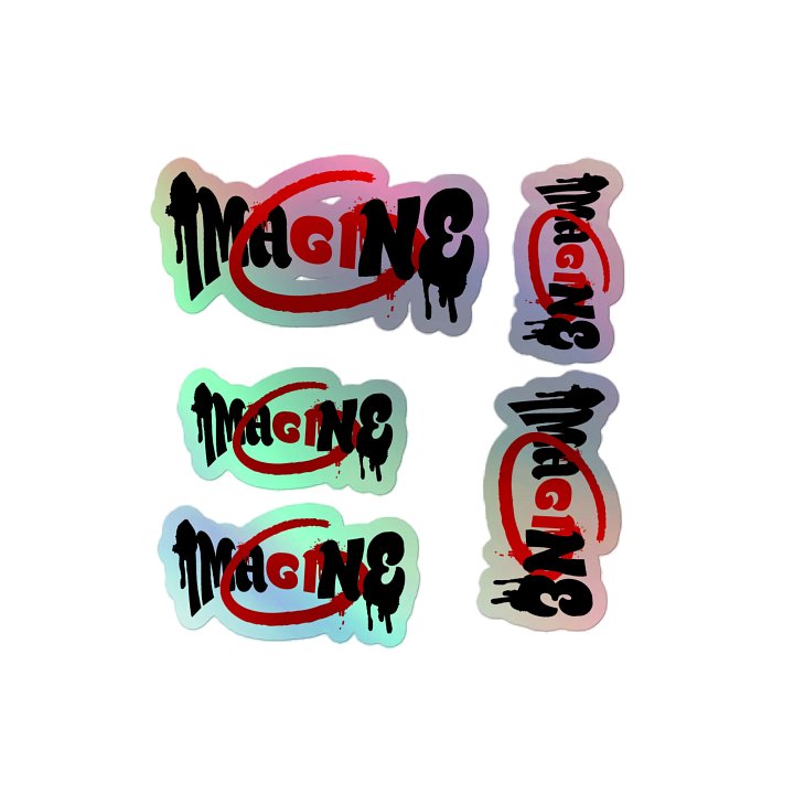 IMAG1NE | HOLOGRAPHIC STICKERS product image (2)