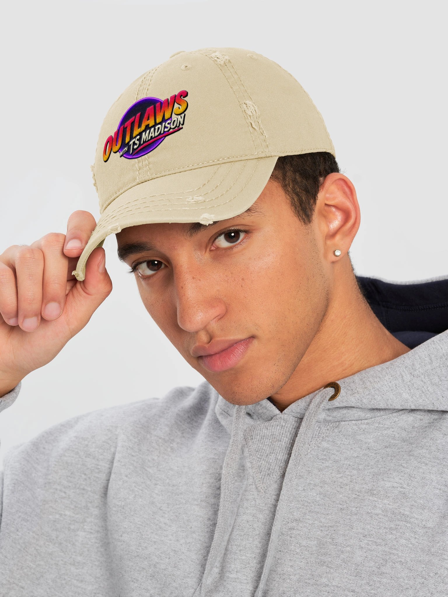 Outlaws Embroidered Distressed Hat product image (5)