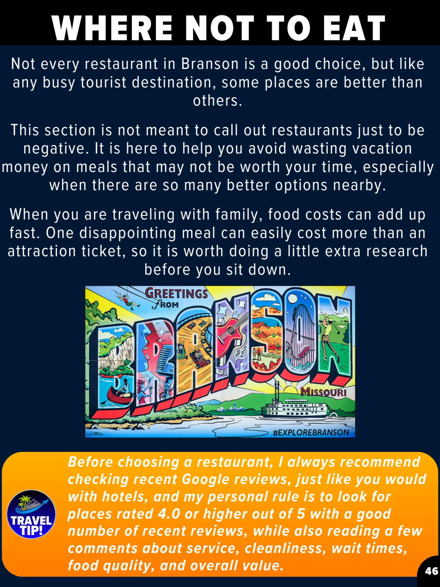 Branson Travel Guide 2026 | 72-Page Printable Digital PDF, Instant Download product image (8)