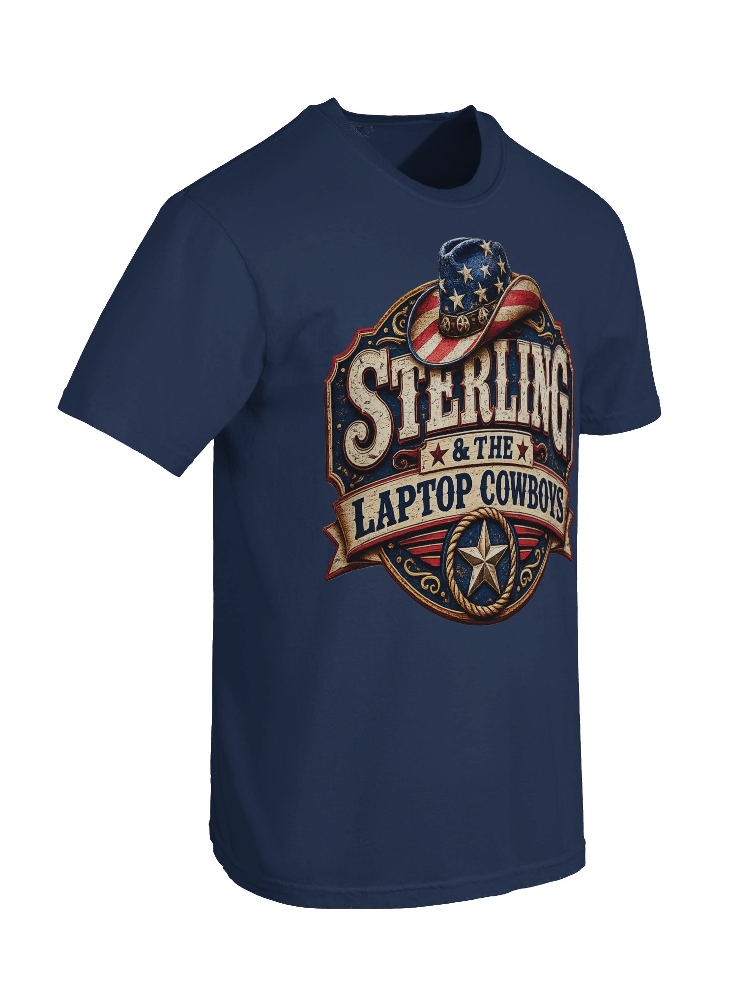 Sterling and The Laptop Cowboys Logo Tee product image (6)