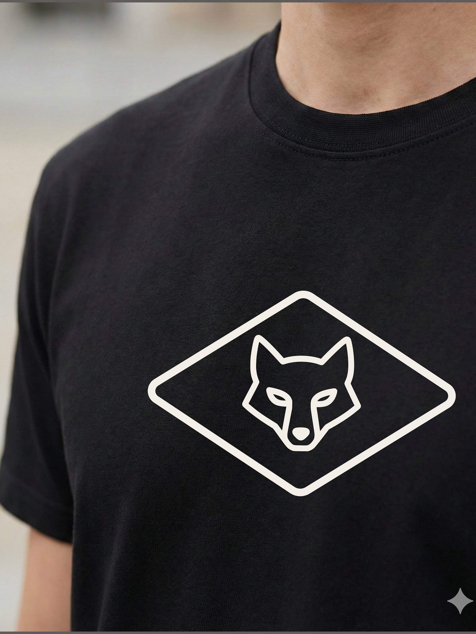 Fox Icon T-Shirt — Refined Coastal Essential product image (5)