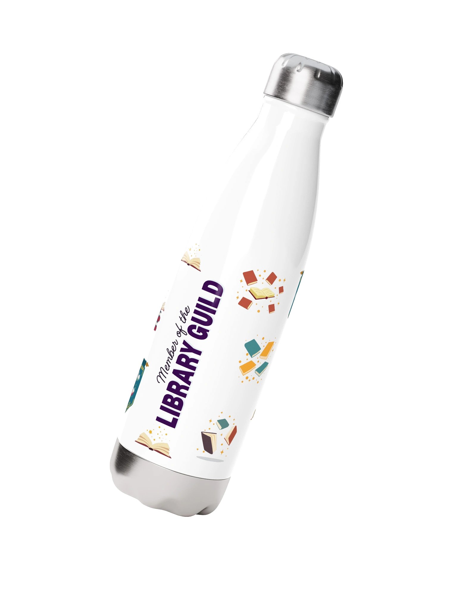 Library Guild Stainless Steel Water Bottle - Light product image (2)