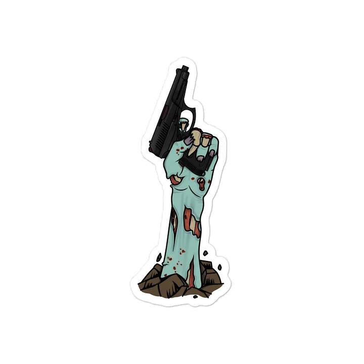 Pistol Zombie Sticker product image (2)
