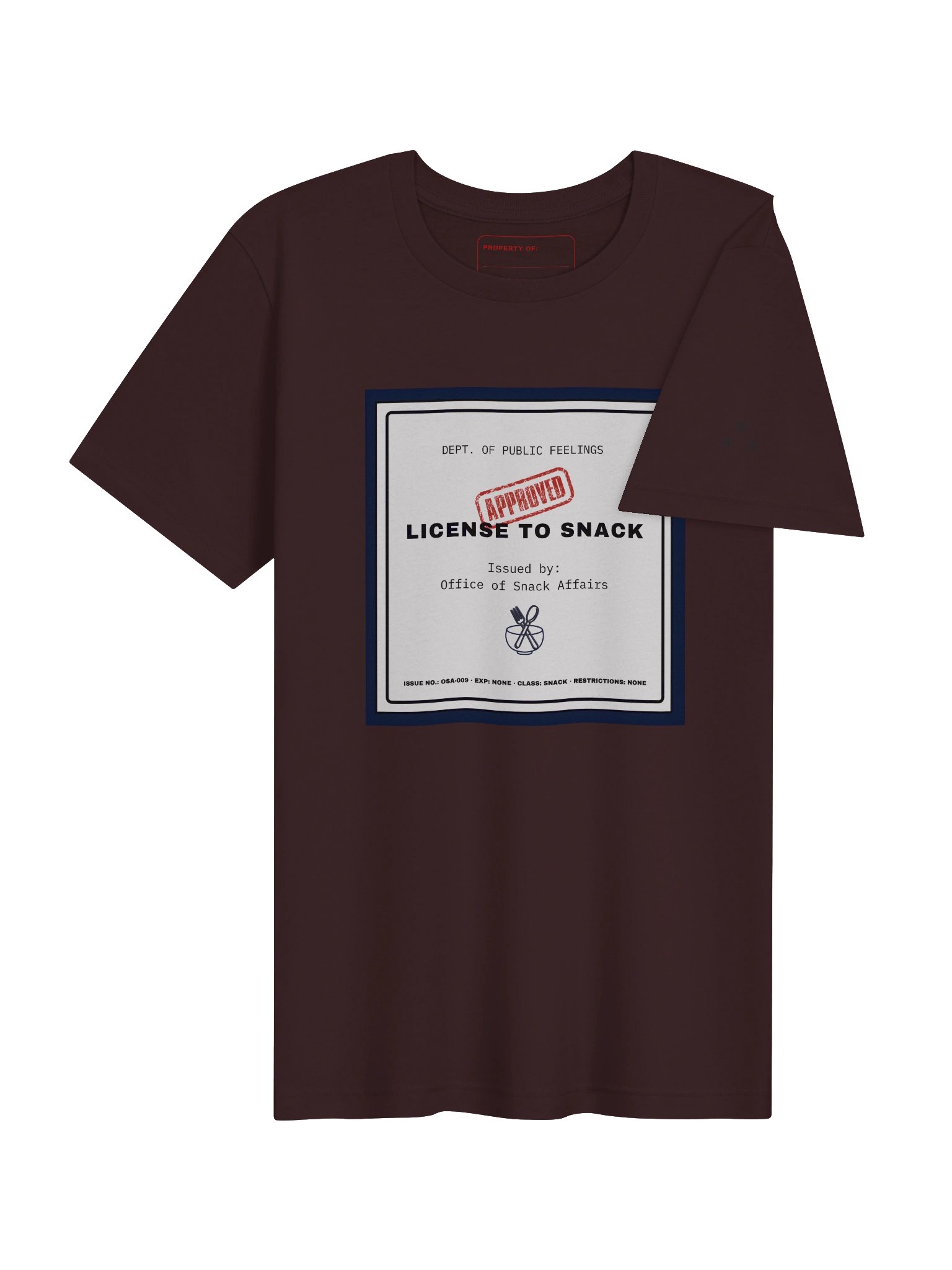 License to Snack Tee product image (19)