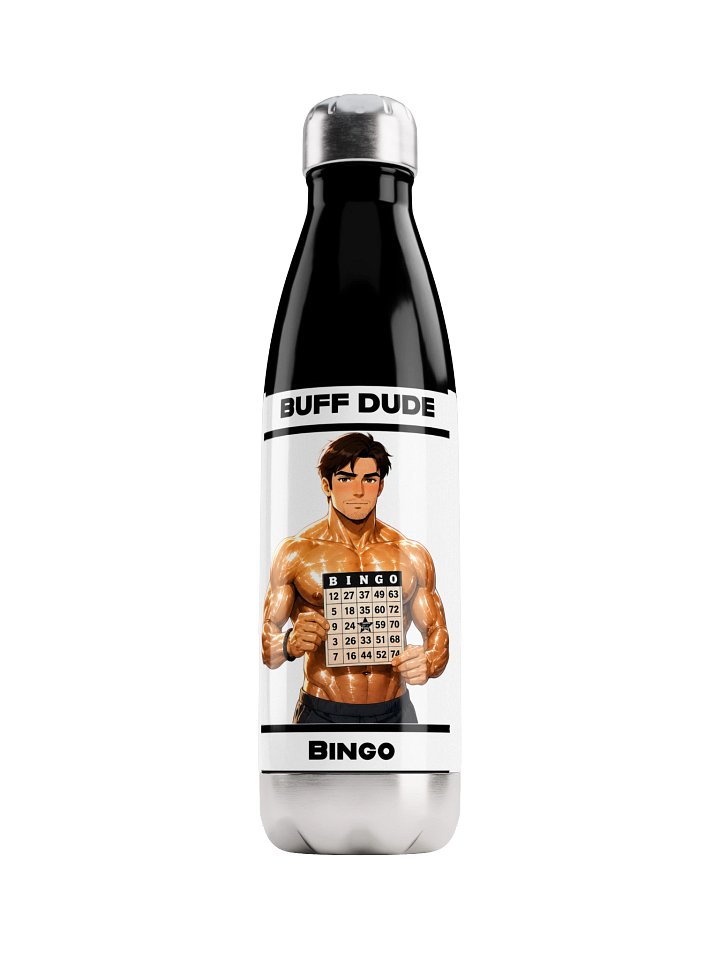 Bingo Family: Buff Dude Water Bottle (Stainless Steel) product image (1)
