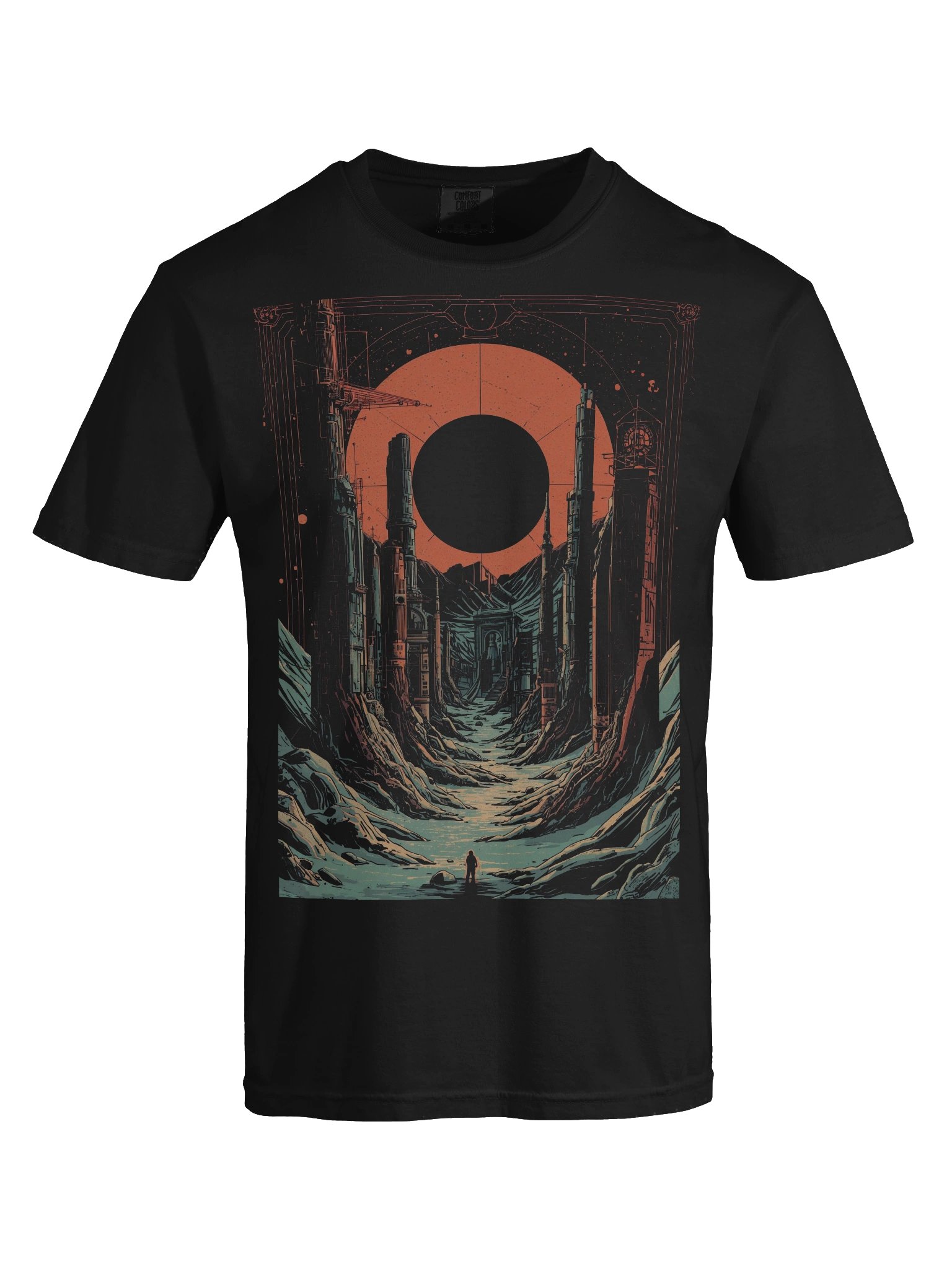 Eclipse Canyon Sci-Fi Heavyweight T-Shirt product image (2)