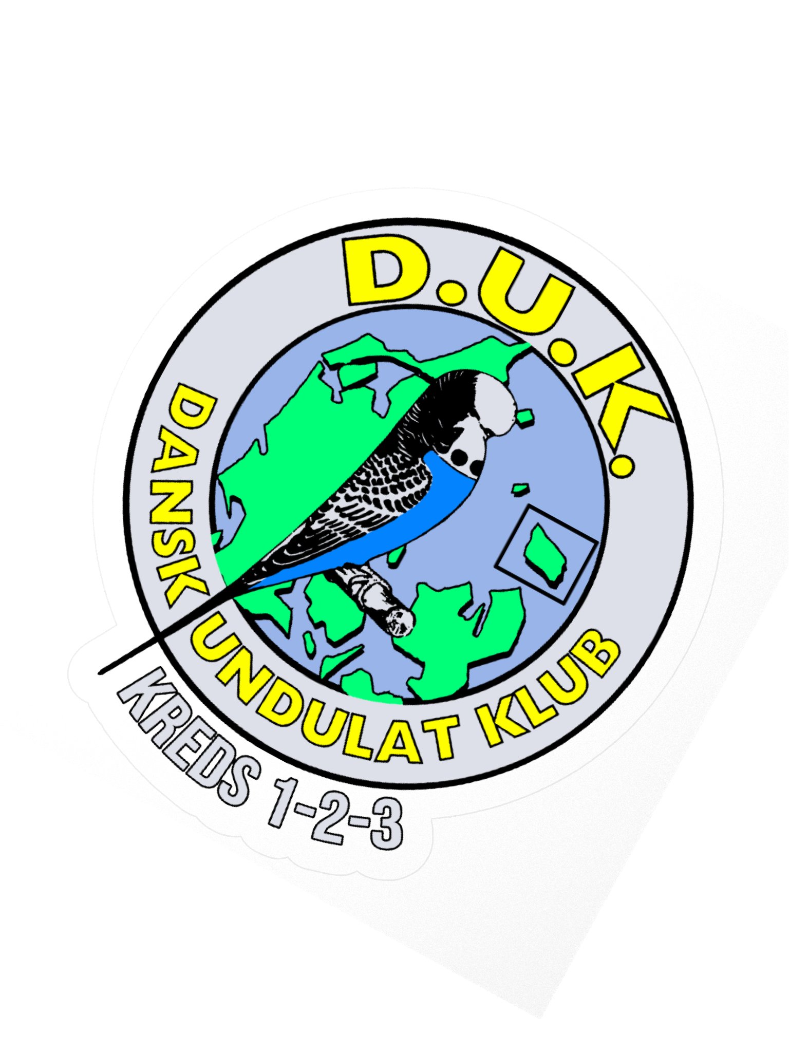 Dansk Undulat Klub - Sticker product image (4)